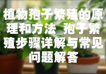 植物孢子繁殖的原理和方法_孢子繁殖步骤详解与常见问题解答